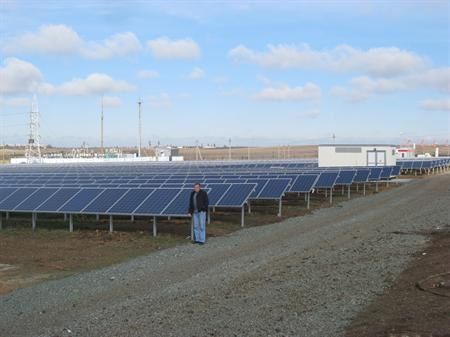 Перша сонячна електростанція України Перша сонячна електростанція України